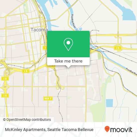 McKinley Apartments map