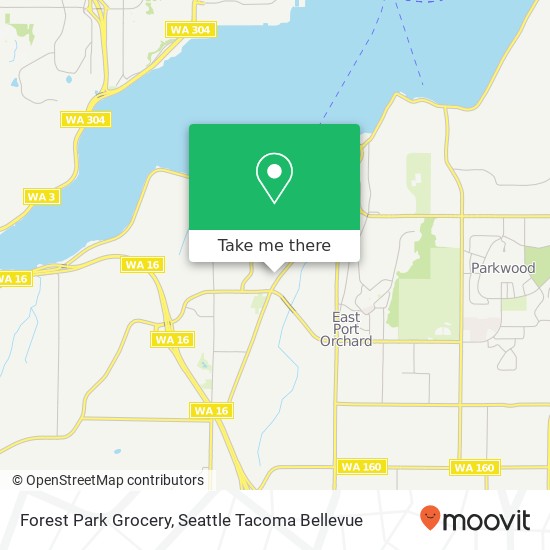 Mapa de Forest Park Grocery