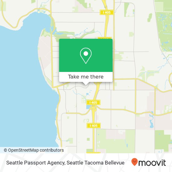 Mapa de Seattle Passport Agency