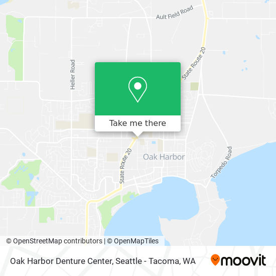 Mapa de Oak Harbor Denture Center