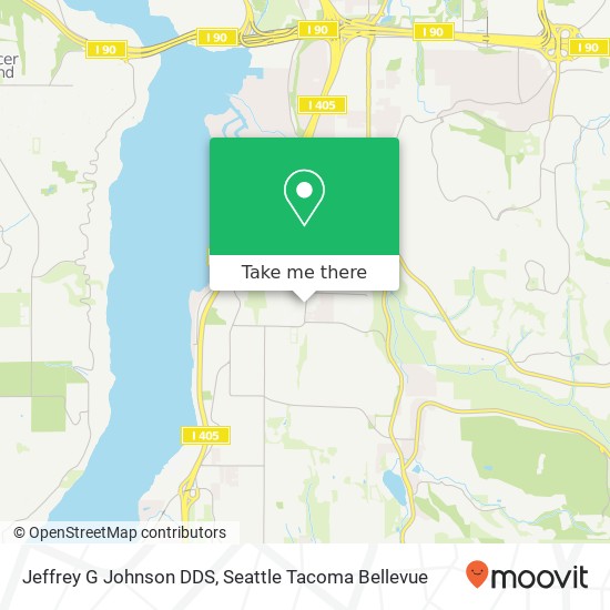 Jeffrey G Johnson DDS map