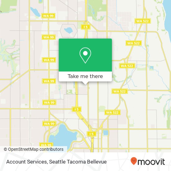 Account Services map