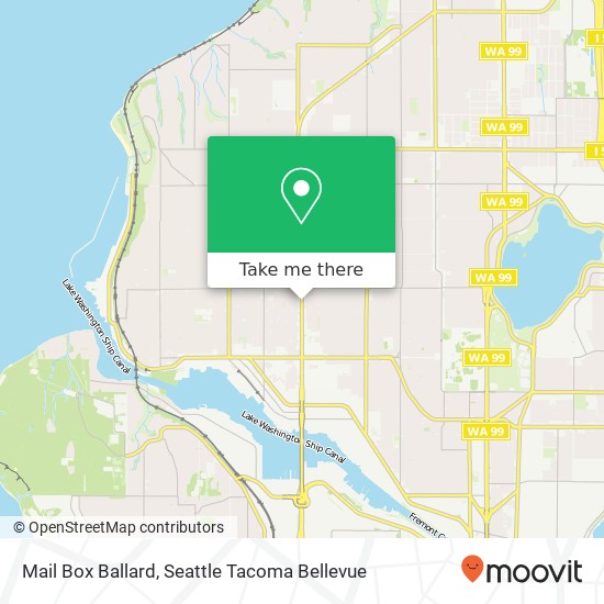 Mail Box Ballard map