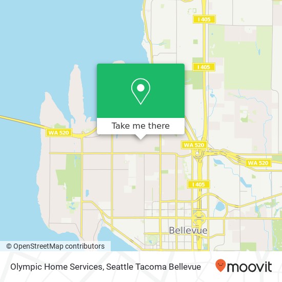 Olympic Home Services map