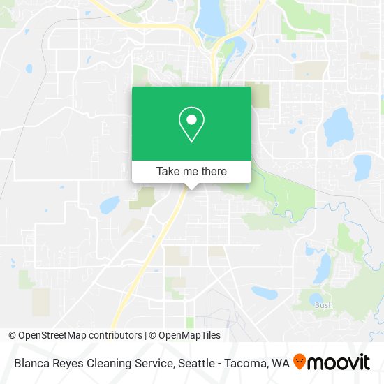Blanca Reyes Cleaning Service map