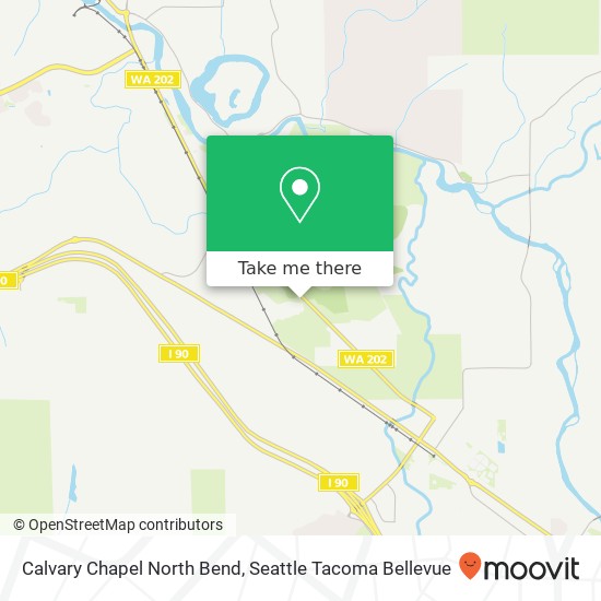 Mapa de Calvary Chapel North Bend