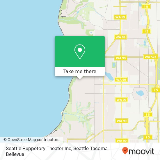 Mapa de Seattle Puppetory Theater Inc