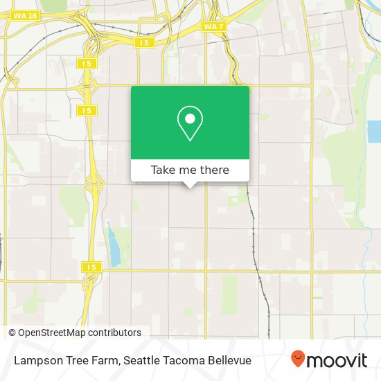 Lampson Tree Farm map