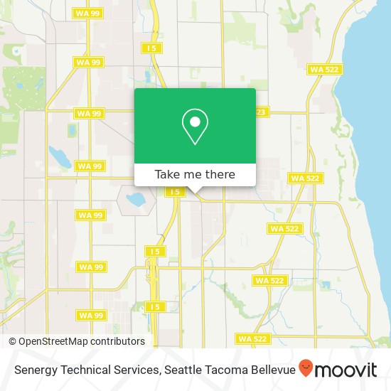 Senergy Technical Services map