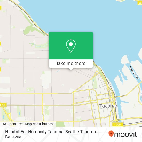 Mapa de Habitat For Humanity Tacoma