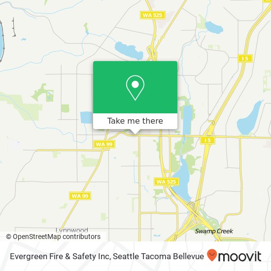 Mapa de Evergreen Fire & Safety Inc