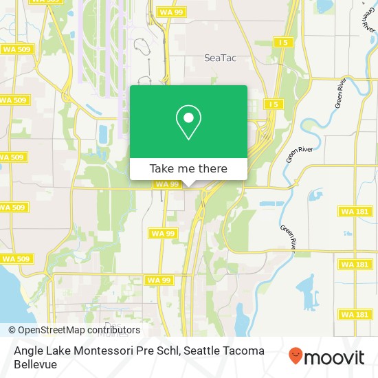 Mapa de Angle Lake Montessori Pre Schl