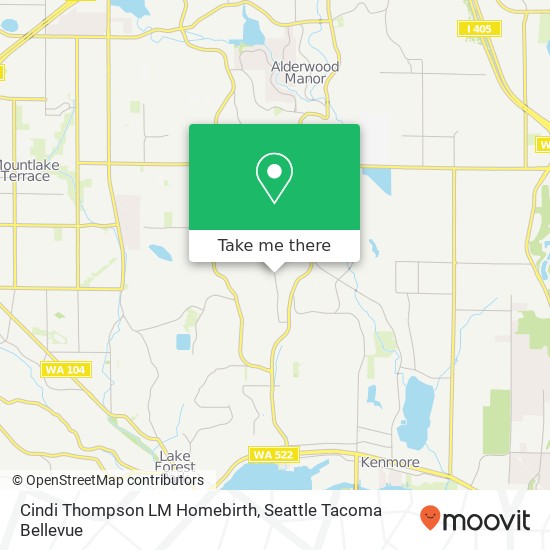 Cindi Thompson LM Homebirth map