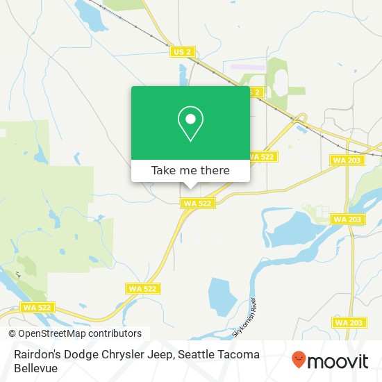 Rairdon's Dodge Chrysler Jeep map