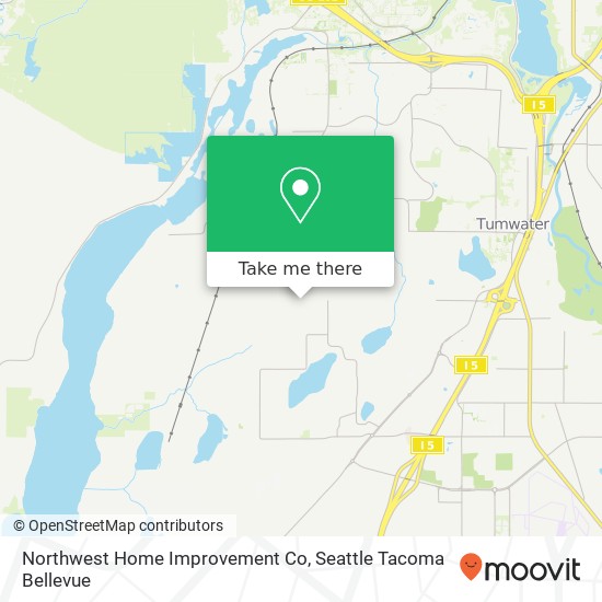 Northwest Home Improvement Co map