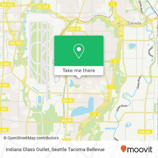 Indiana Glass Outlet map