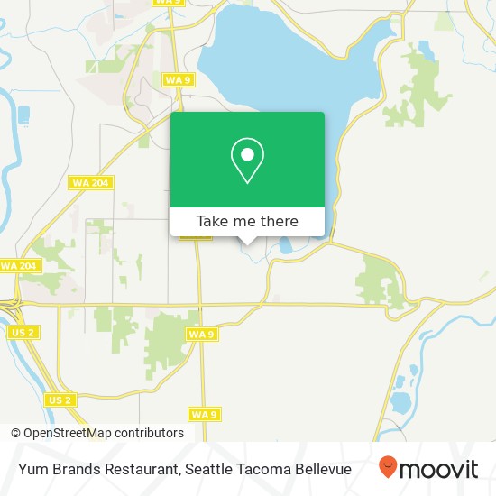 Yum Brands Restaurant map