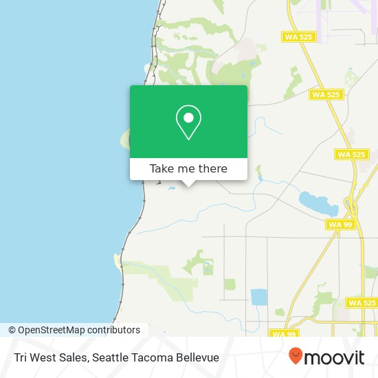 Tri West Sales map