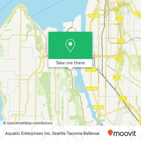 Aquatic Enterprises Inc map