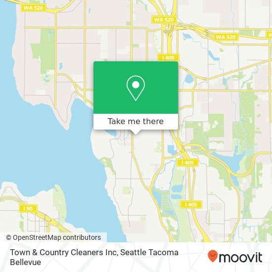 Mapa de Town & Country Cleaners Inc