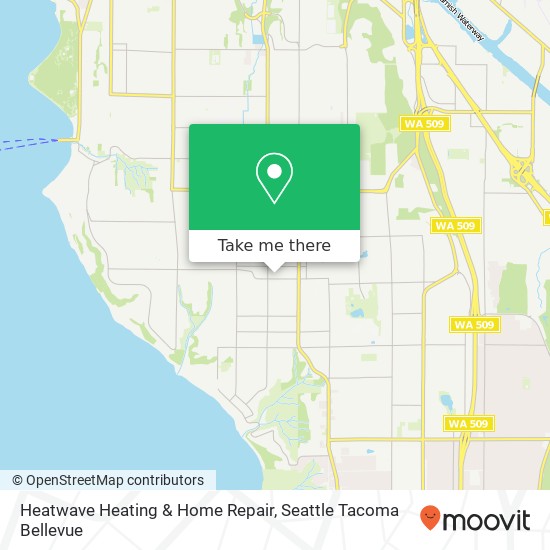 Mapa de Heatwave Heating & Home Repair