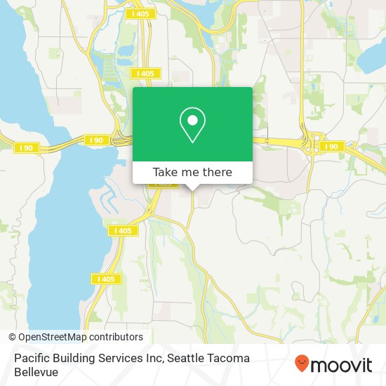 Mapa de Pacific Building Services Inc