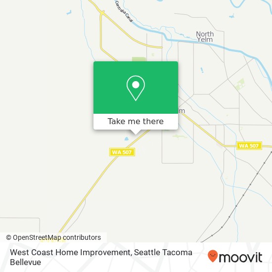 West Coast Home Improvement map