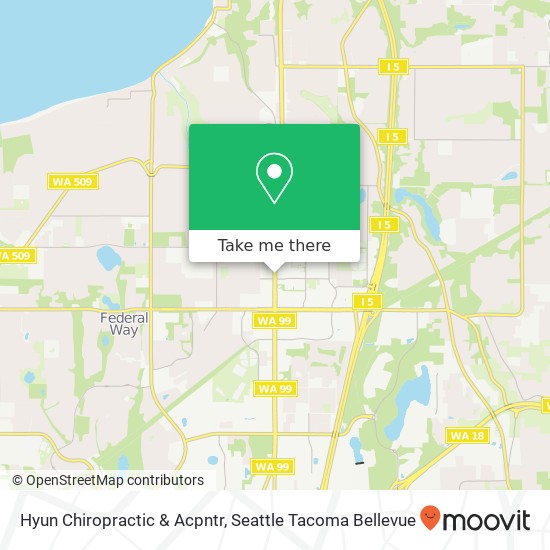 Hyun Chiropractic & Acpntr map