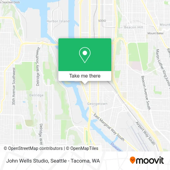 John Wells Studio map