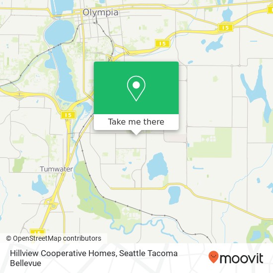 Mapa de Hillview Cooperative Homes