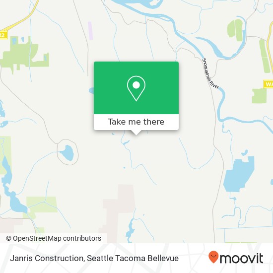 Janris Construction map