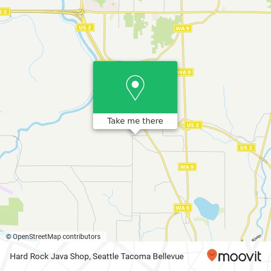 Hard Rock Java Shop map