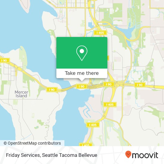 Friday Services map