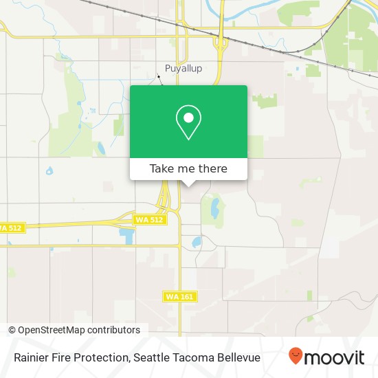 Rainier Fire Protection map