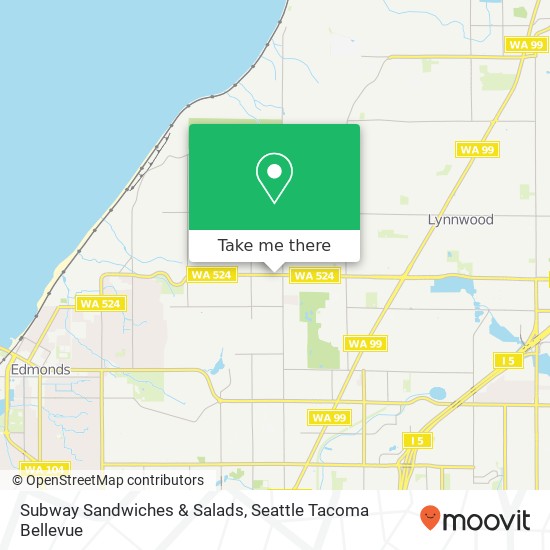 Subway Sandwiches & Salads map