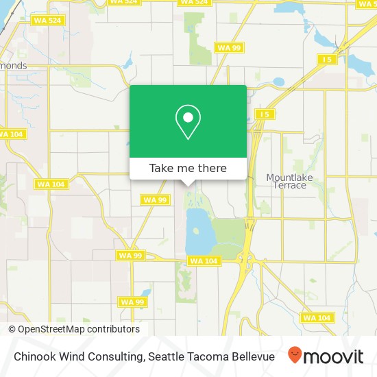 Chinook Wind Consulting map