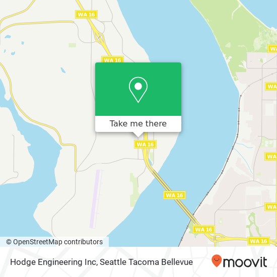 Mapa de Hodge Engineering Inc