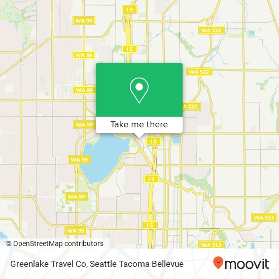 Mapa de Greenlake Travel Co