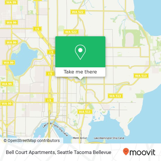 Bell Court Apartments map