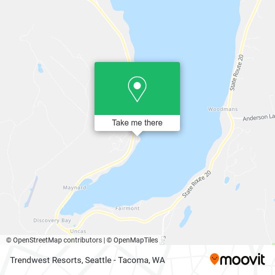 Trendwest Resorts map