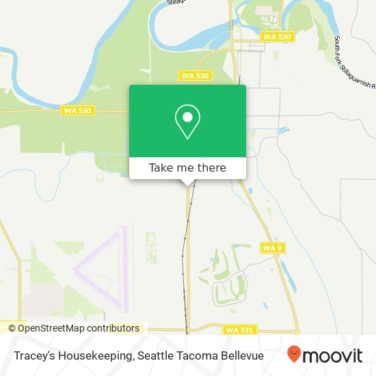 Tracey's Housekeeping map