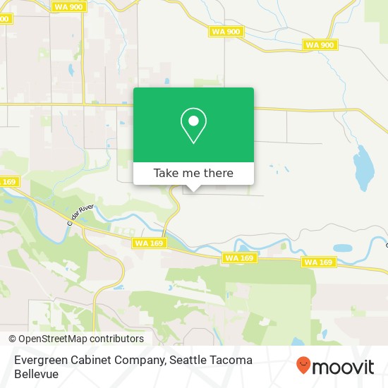 Evergreen Cabinet Company map