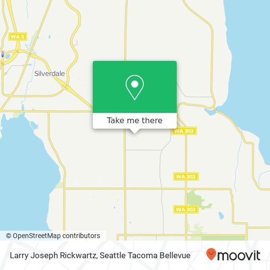 Larry Joseph Rickwartz map