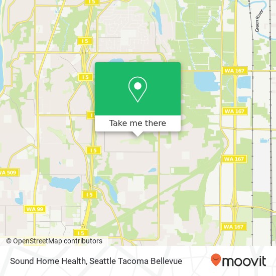 Sound Home Health map