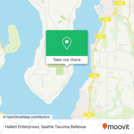 Mapa de Hallett Enterprises
