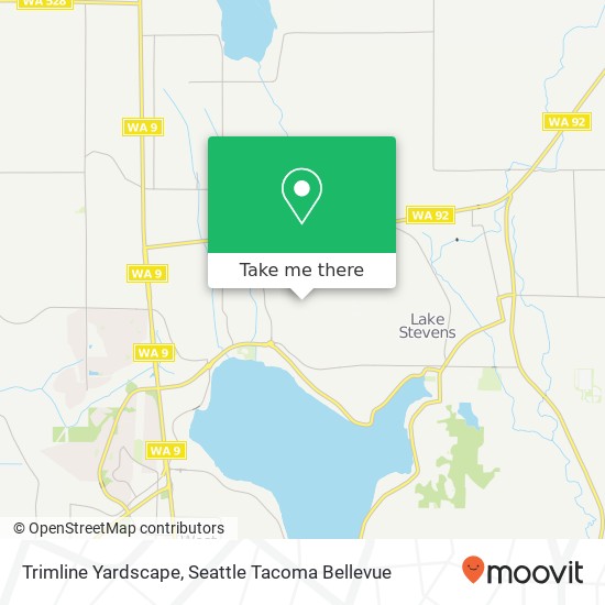 Trimline Yardscape map