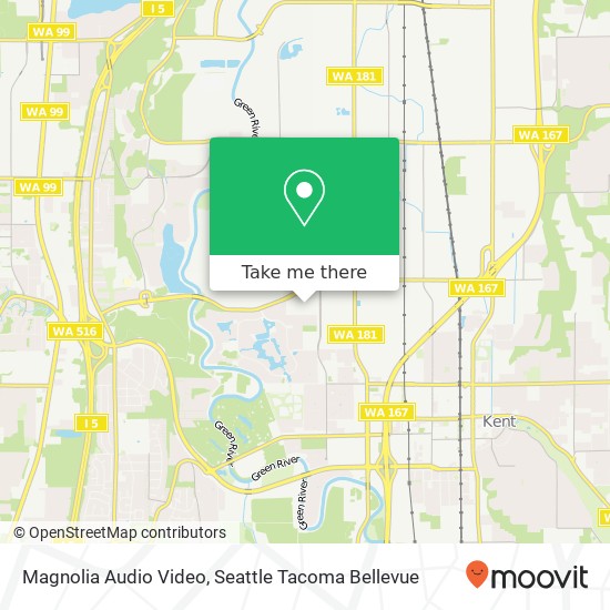 Mapa de Magnolia Audio Video