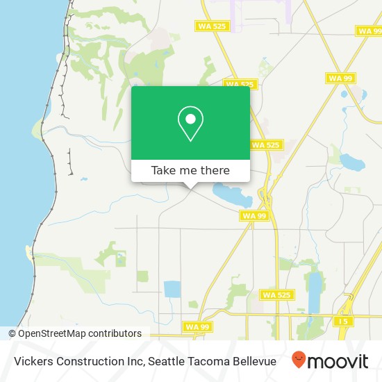 Mapa de Vickers Construction Inc