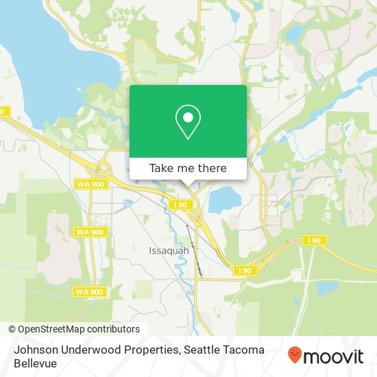 Johnson Underwood Properties map