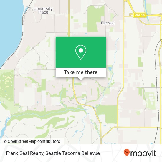 Frank Seal Realty map